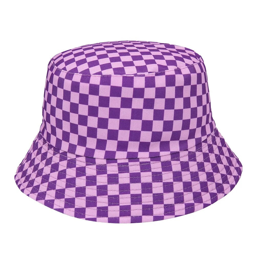Checkered Bucket Hat