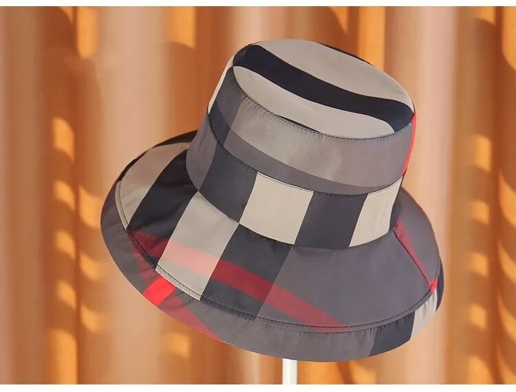 Burberry Style Bucket Hat