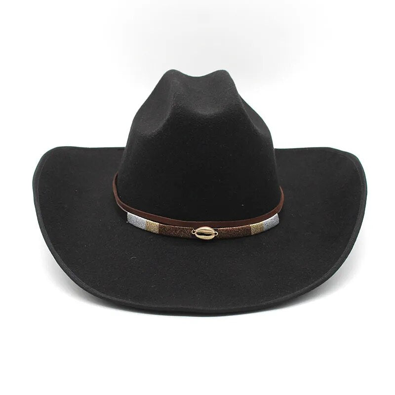 Cowboy Hat with Brown Band