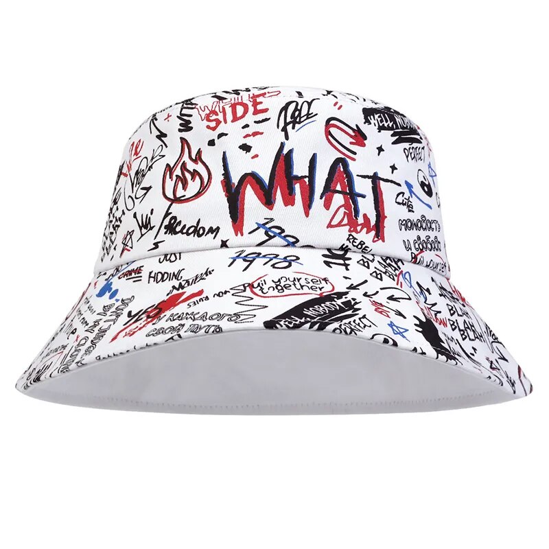 Graffiti-Style Bucket Hat