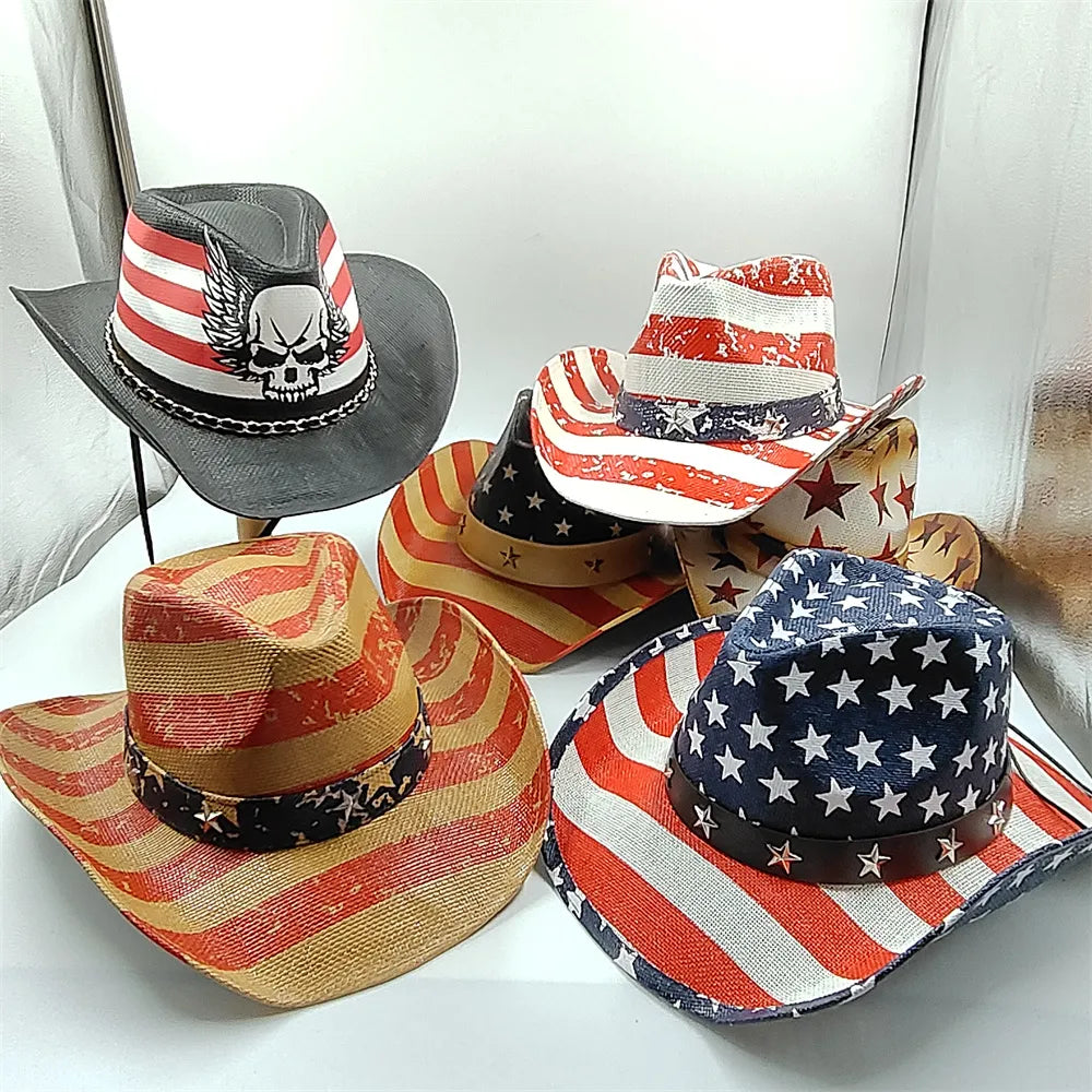 American Flag Cowboy Hats