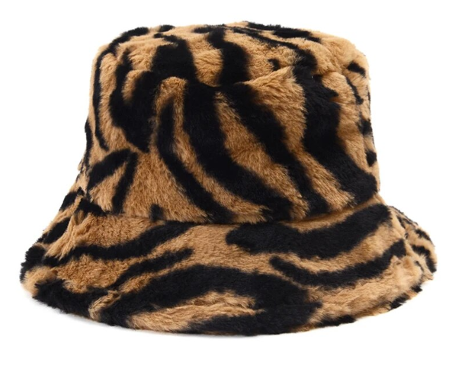 Zebra Print Bucket Hat