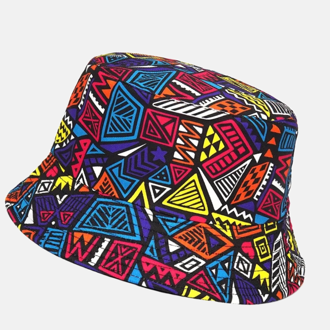 Vibrant Tribal Pattern Bucket Hat