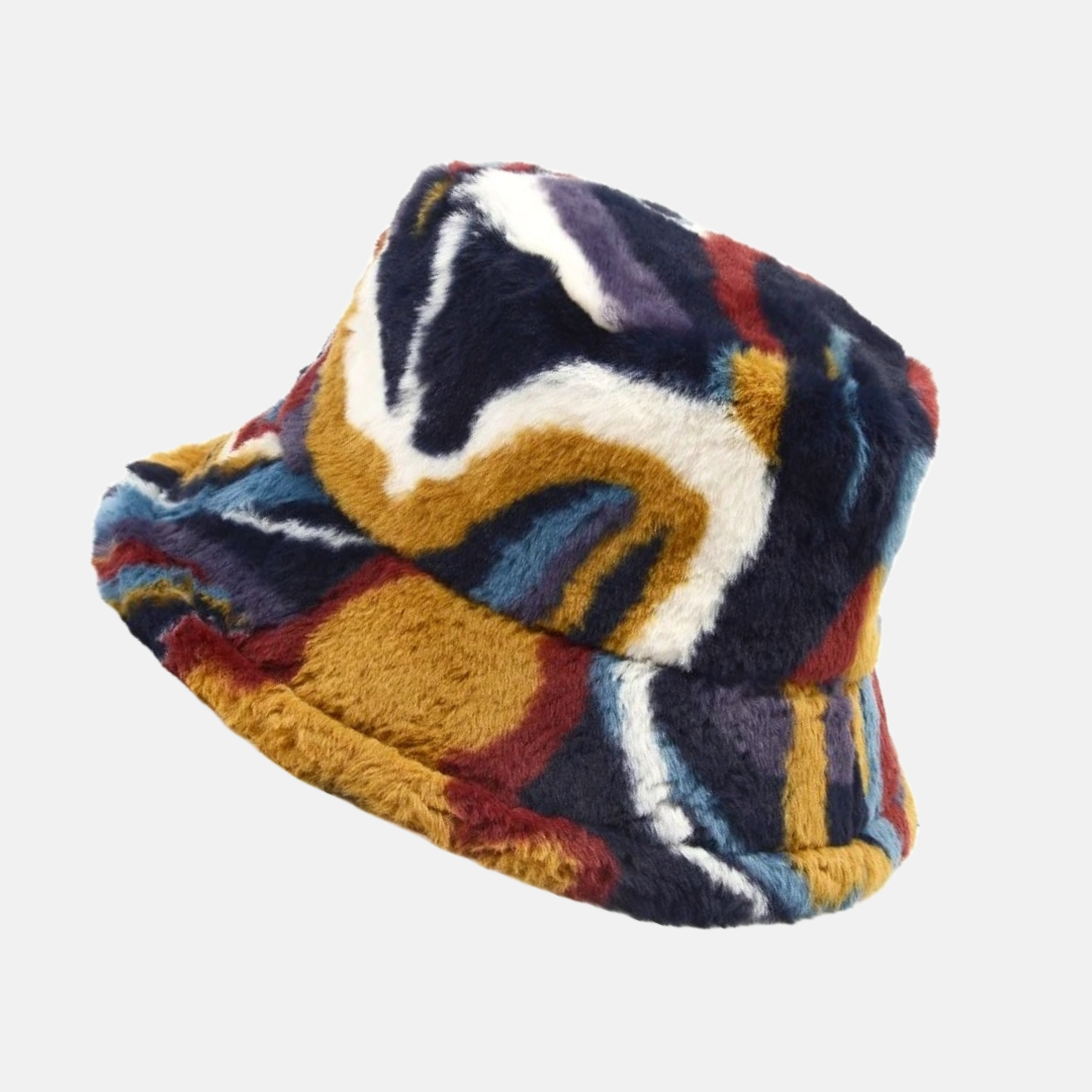 Multicolored Abstract Pattern Bucket Hat