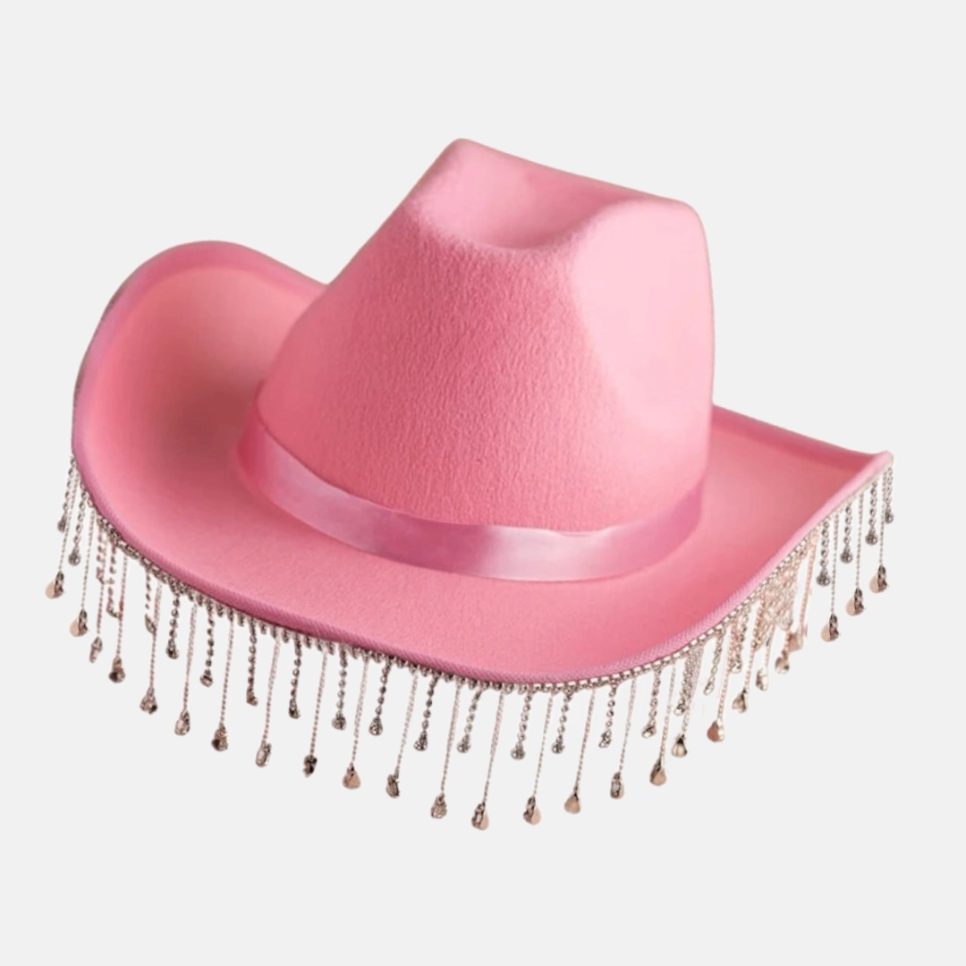 Pink Embellished Cowboy Hat