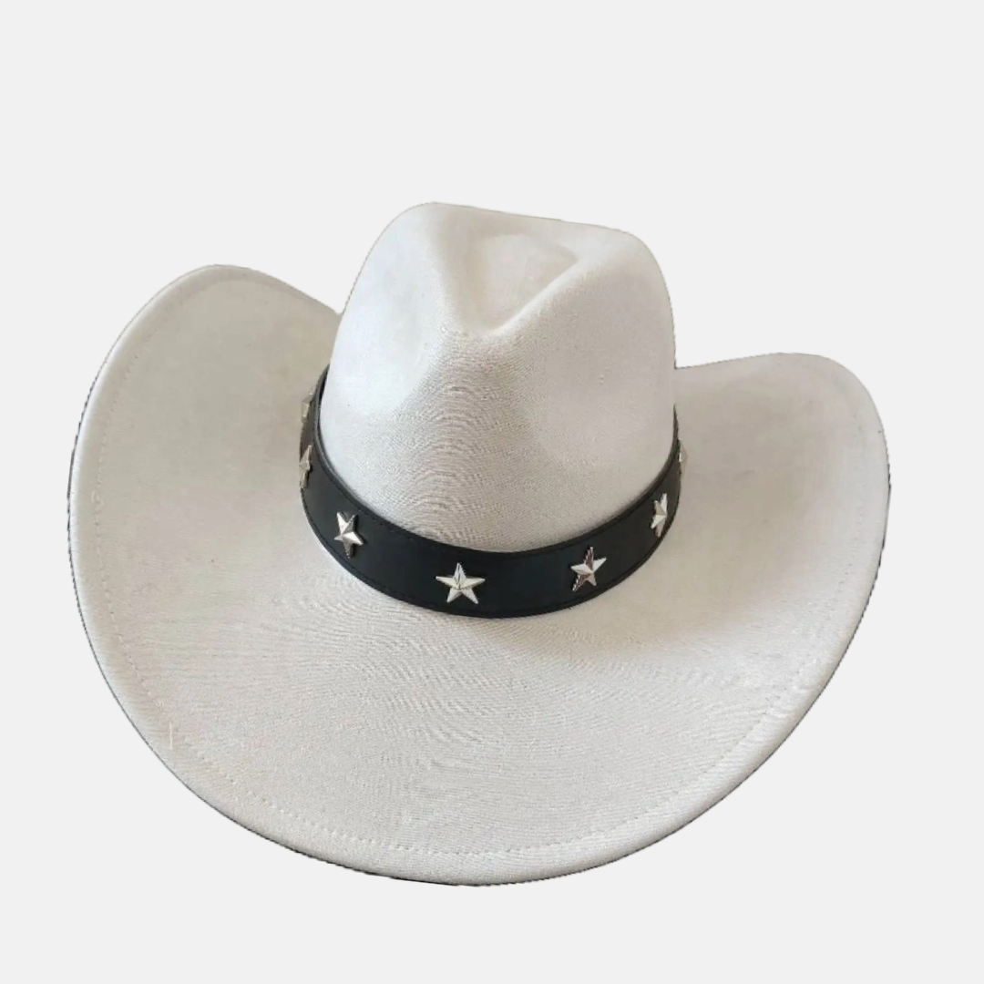 Studded Cowboy Hat with Star Belt