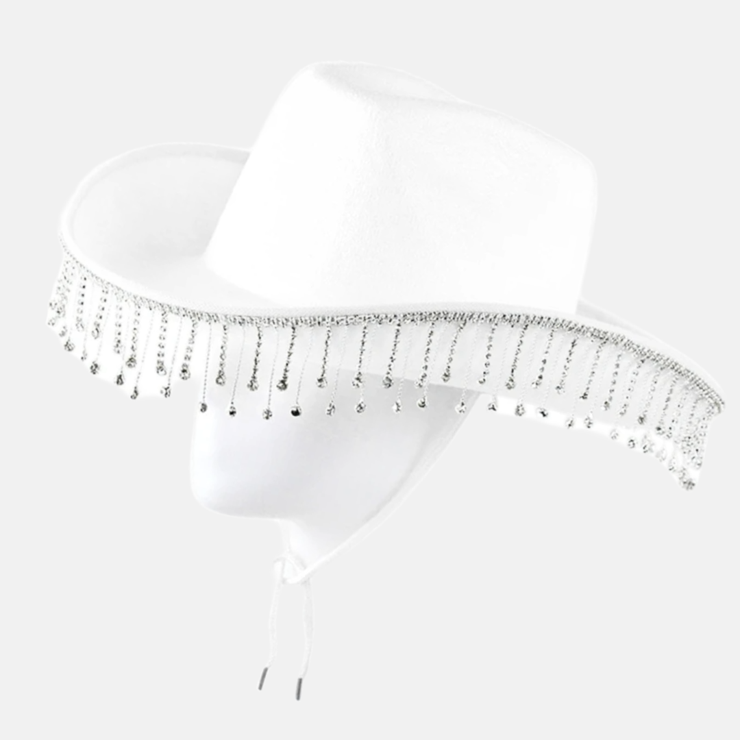 Crystal Droplets Cowboy Hat
